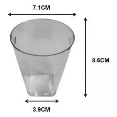 Pasteleria - Pack X20 Vasos Plasticos Pocillos Para Postres Vasos 200ml