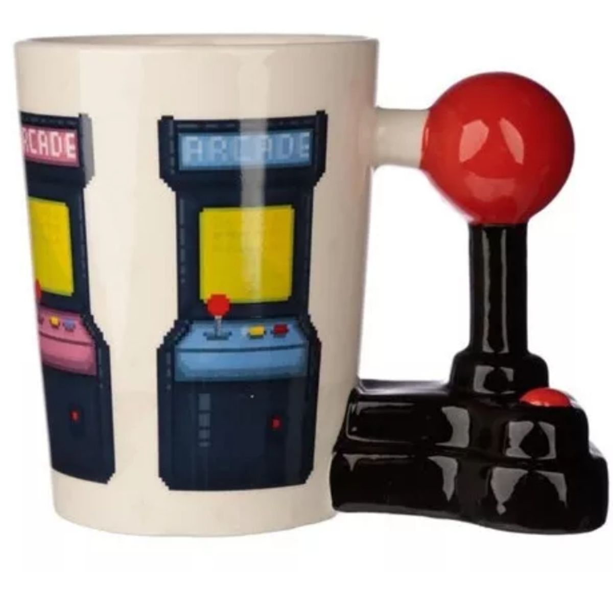 GENERICO - Taza Tazón Joystick Game Over 5d Mug Ceramica Control