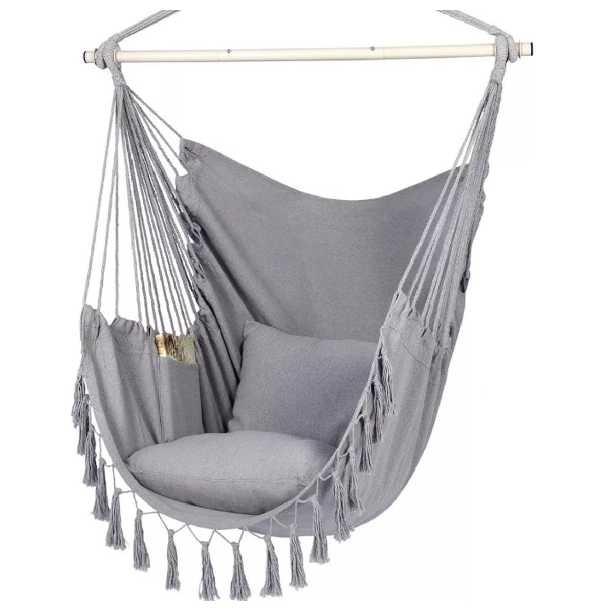 GENERICO - Silla Hamaca Colgante resistente Beige