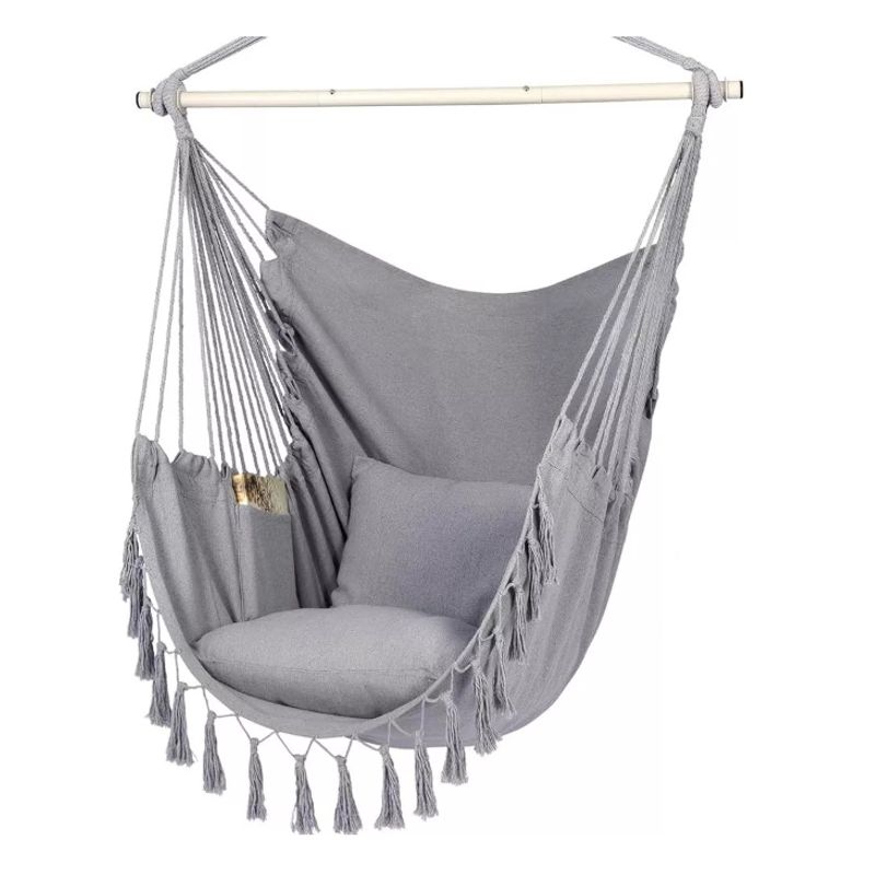 GENERICO - Silla Hamaca Colgante resistente Beige