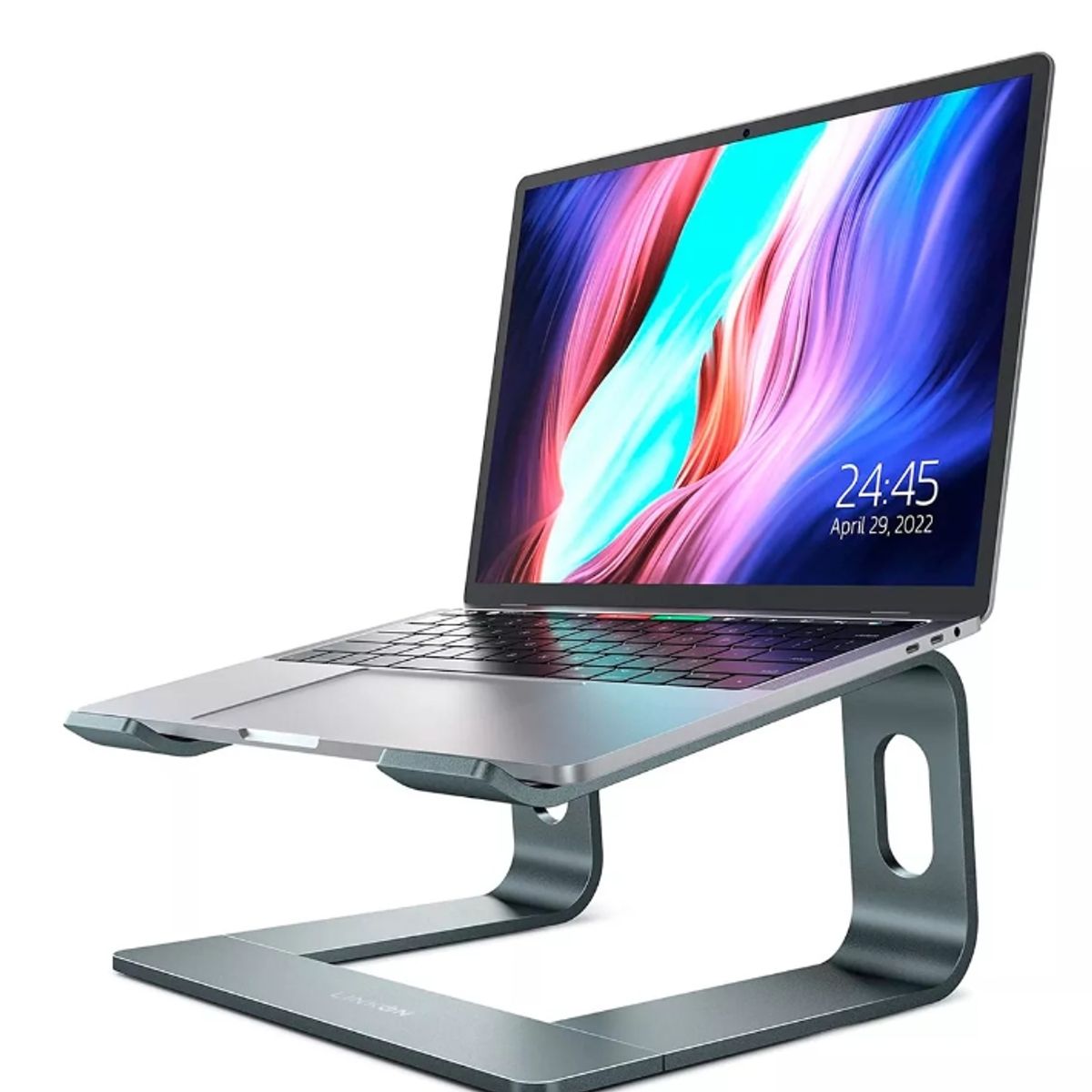 GENERICO - Base Soporte Para Portatil Linkon Aluminio Mac Macbook 10-16