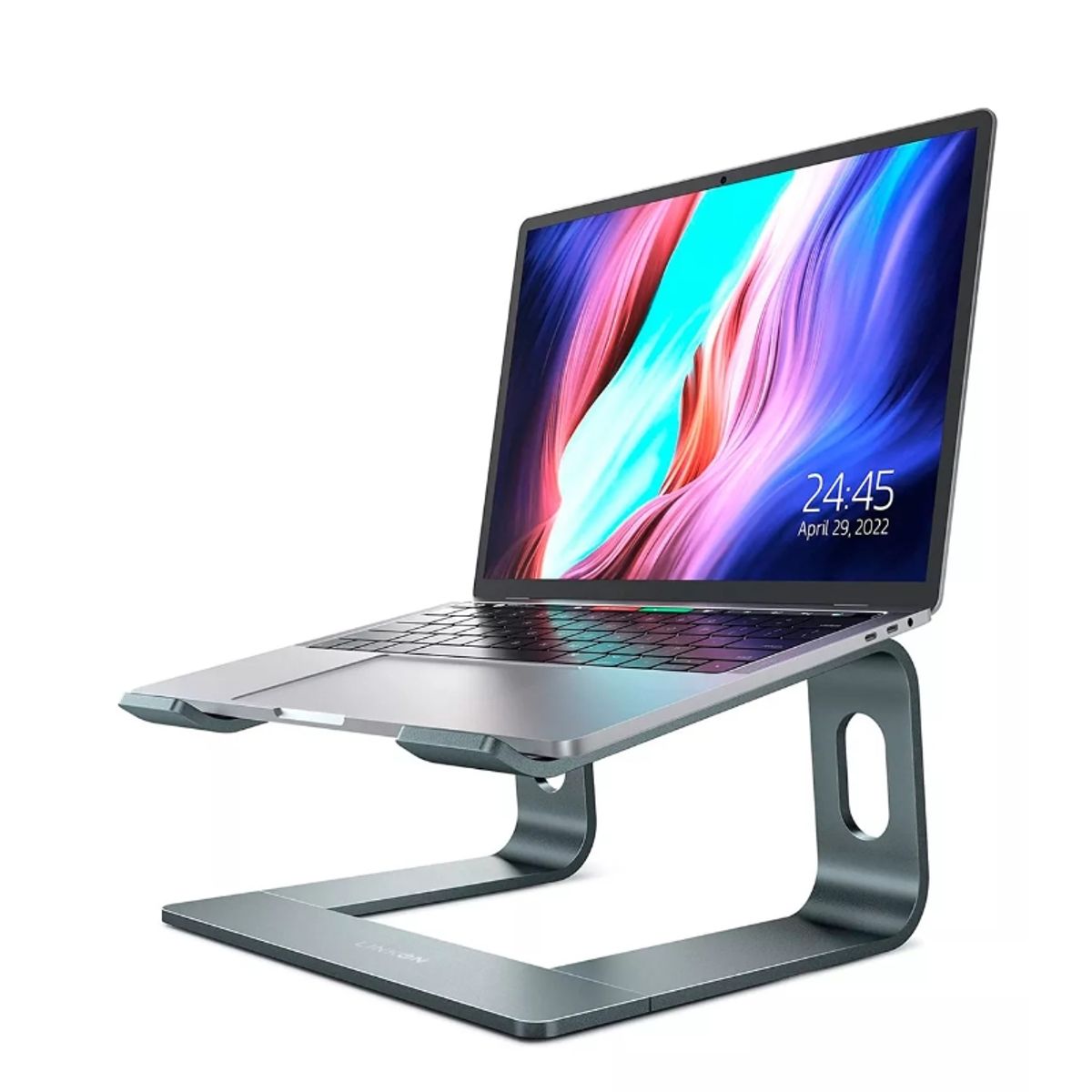 GENERICO - Base Soporte Para Portatil Linkon Aluminio Mac Macbook 10-16