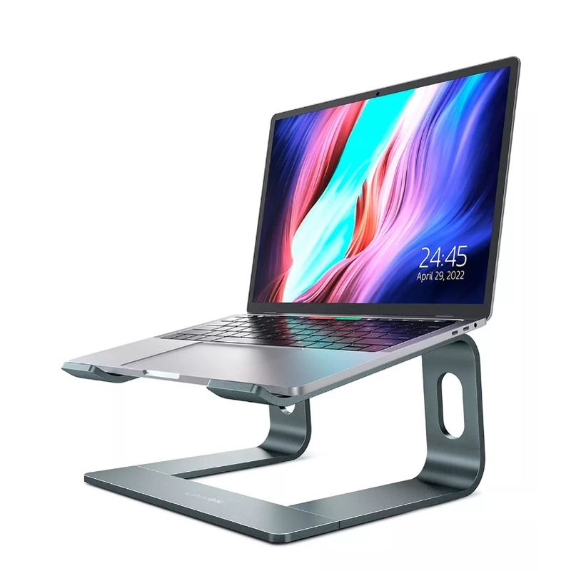 GENERICO - Base Soporte Para Portatil Linkon Aluminio Mac Macbook 10-16