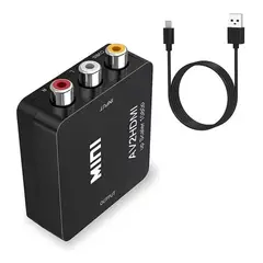 GENERICO - Adaptador Conversor Av Rca Analogo A Hdmi Deco Ps2 Wii