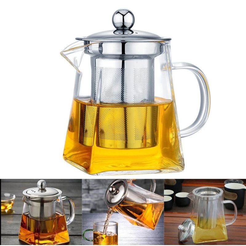 GENERICO - Tetera Infusora De Vidrio 750ml