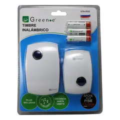 GREEN E - Timbre inalámbrico con 36 Melodías.
