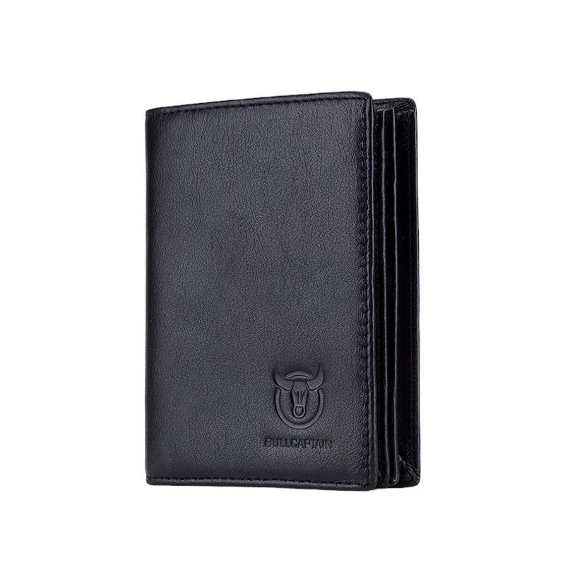 GENERICO - Billetera cuero genuino Bull Captain protec RFID mod Spare