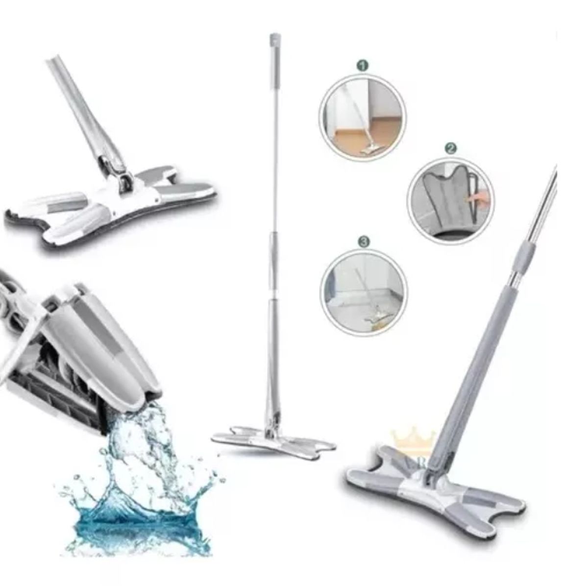 GENERICO - Mopa Trapeador Giratoria 360