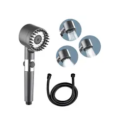 GENERICO - Cabezal Ducha Telefono Alta Presion Con Filtro Ajustable