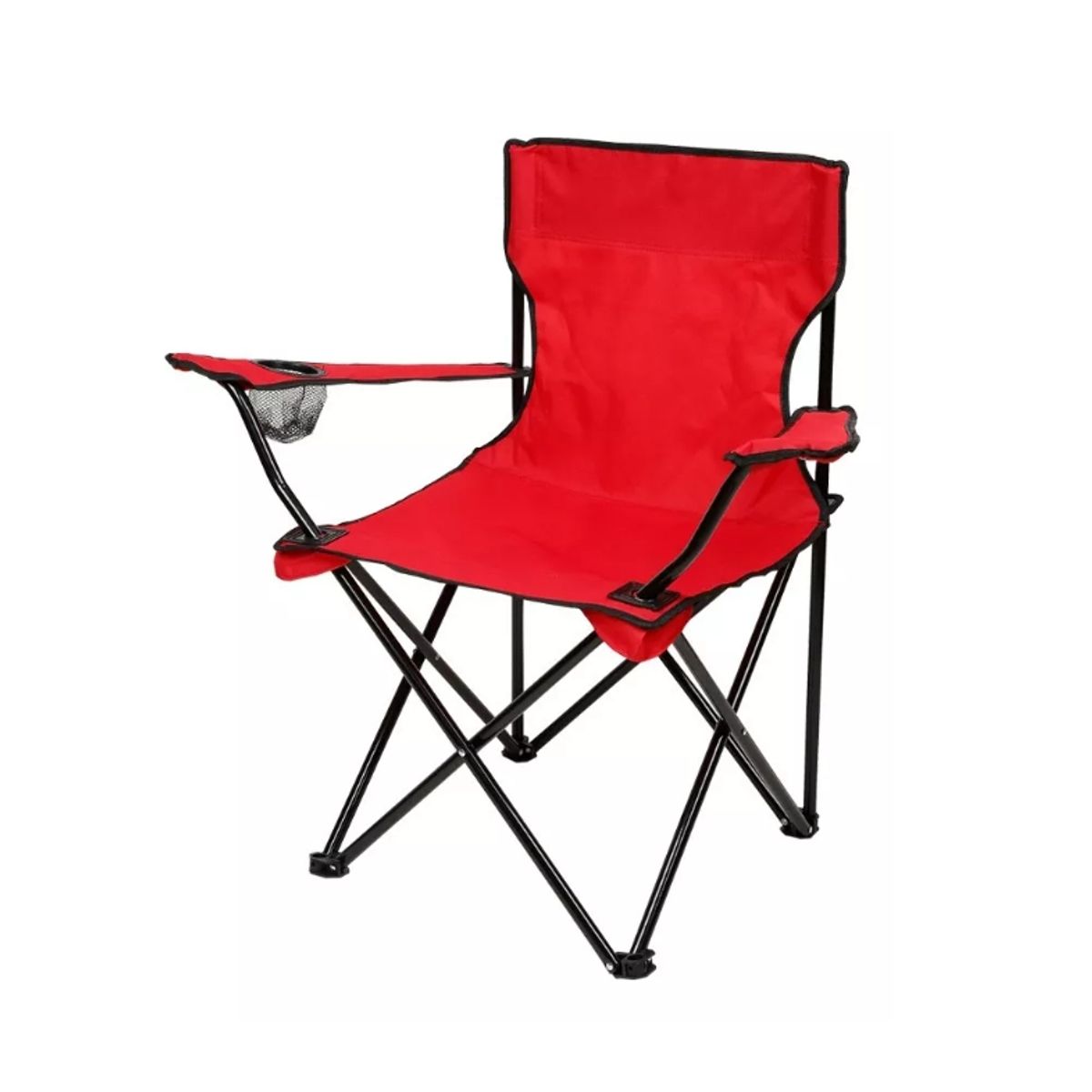 GENERICO - Silla Plegable Con Bolso Y Portavasos Resistente Al Desgaste