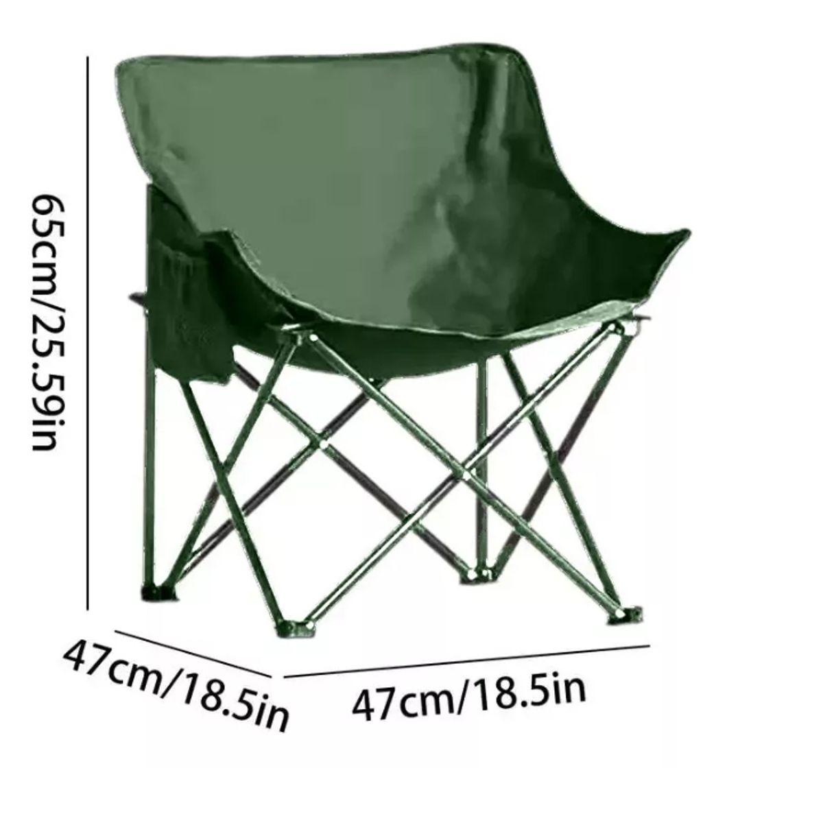 GENERICO - Silla De Camping Terraza Paseo Plegable