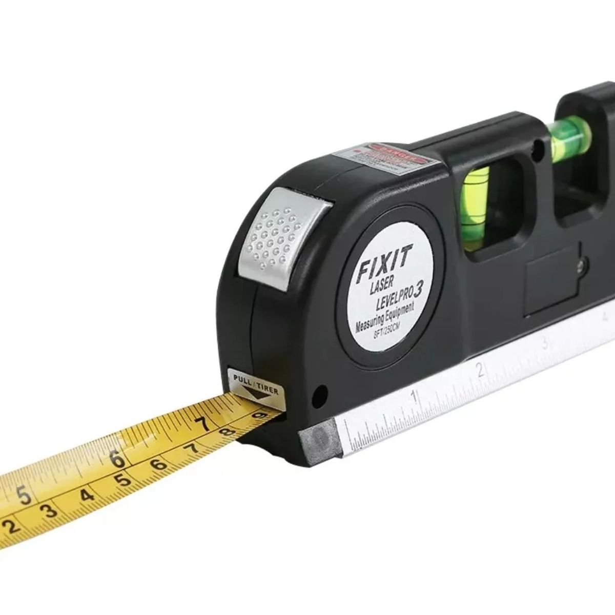 GENERICO - Nivel Láser Multiuso Cinta Métrica Horizontal Alineador