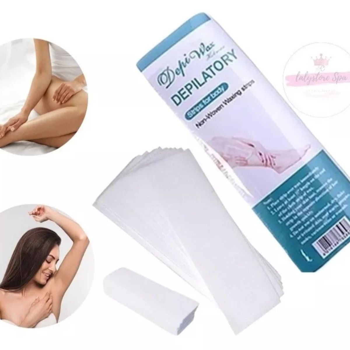 GENERICO - Depiwax Bandas Depilatorias Papel Cera Para Depilar 100 Und