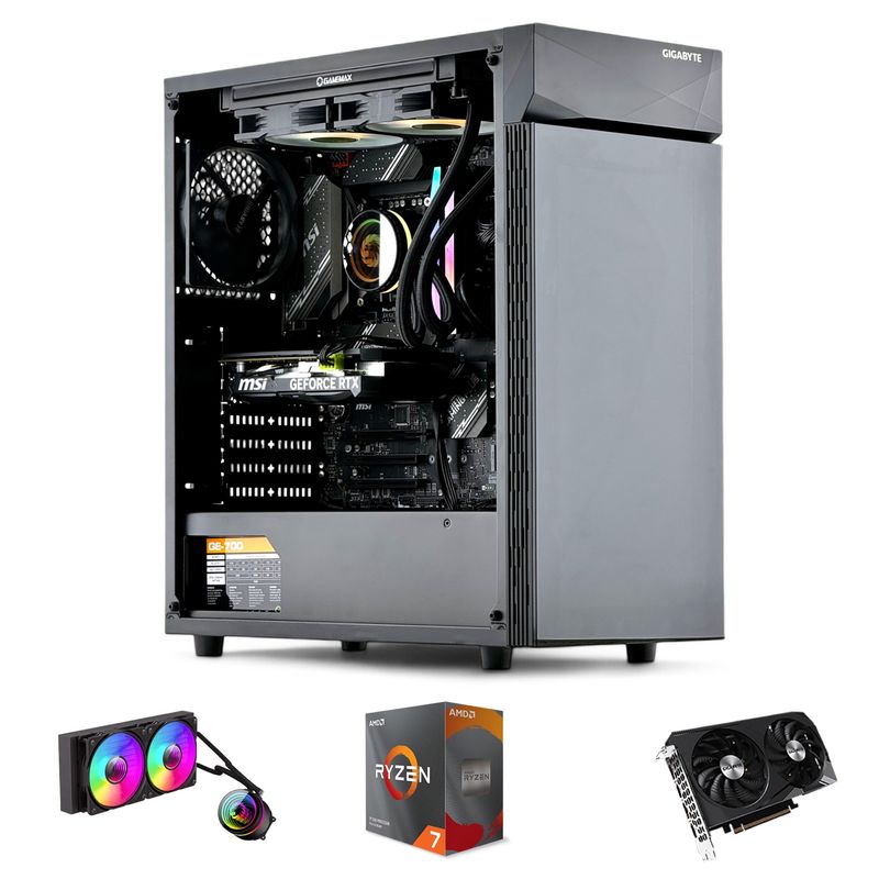 HYPERPC - PC GAMER: AMD RYZEN 7 5800XT 32Gb 1Tb RTX 4070 SUPER WiFi