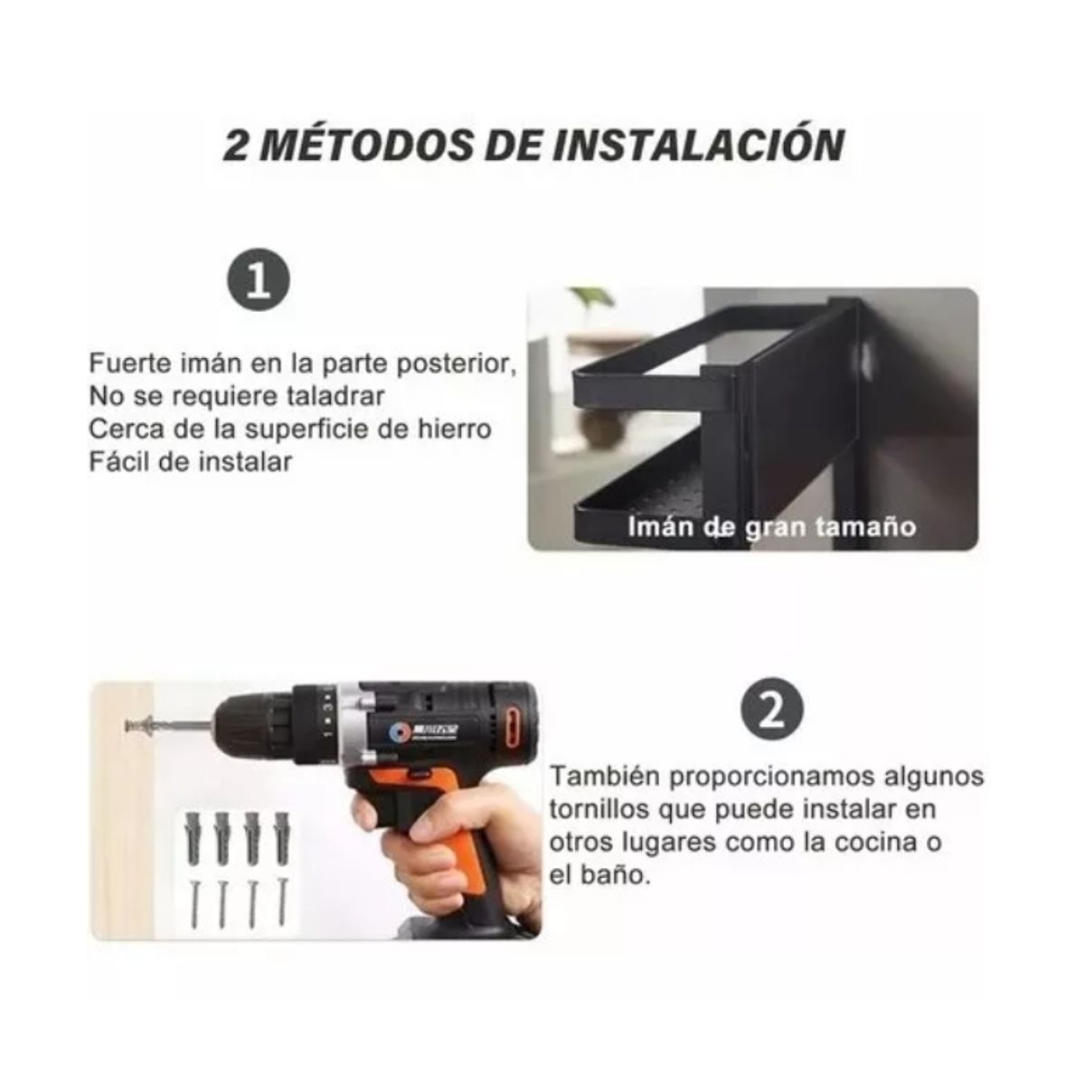 GENERICO - Soporte Magnético Para Toallas De Papel Para Refrigerador