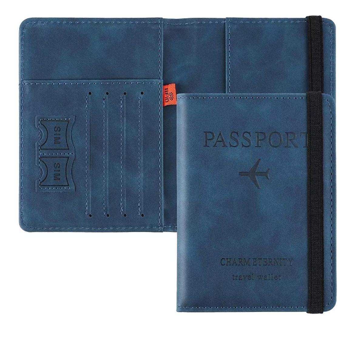 GENERICO - Porta Pasaporte Mujer Documento De Viaje Travel Wallet rfid