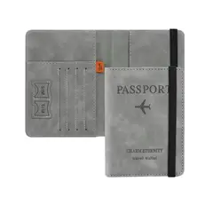 GENERICO - Porta Pasaporte Mujer Documento De Viaje Travel Wallet rfid