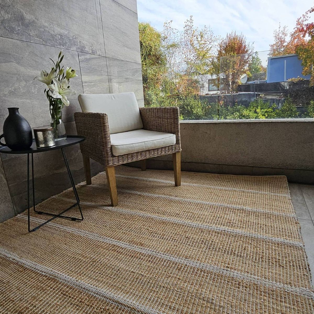 TRIBUS DEL MUNDO - Alfombra Yute Alwar 250 x 350 cm