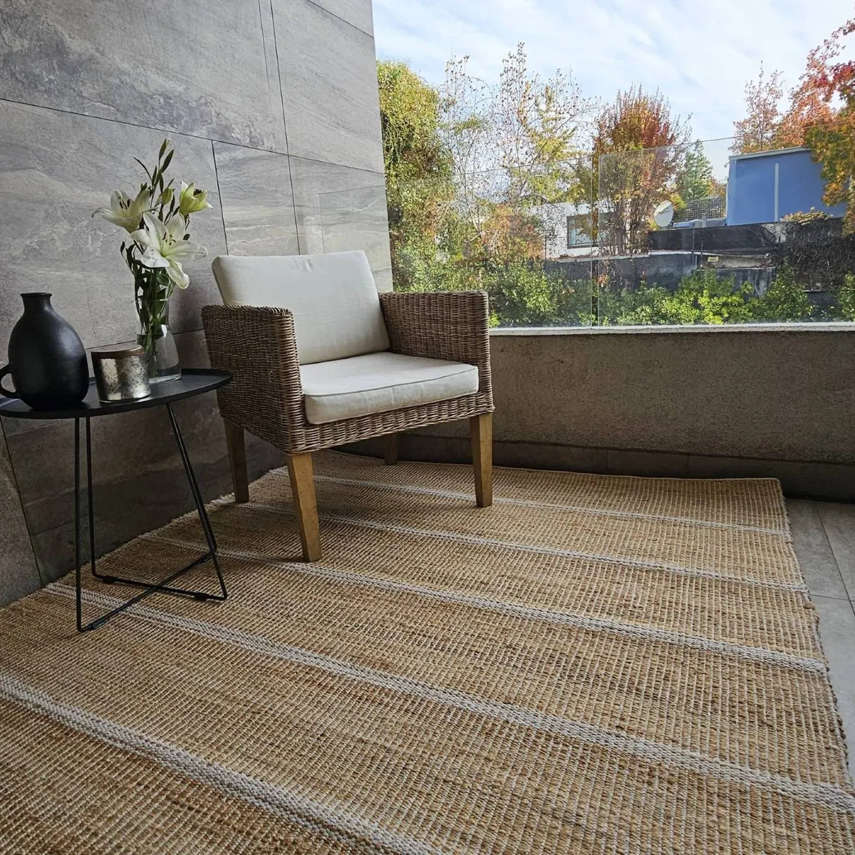 TRIBUS DEL MUNDO - Alfombra Yute Alwar 200 x 300 cm