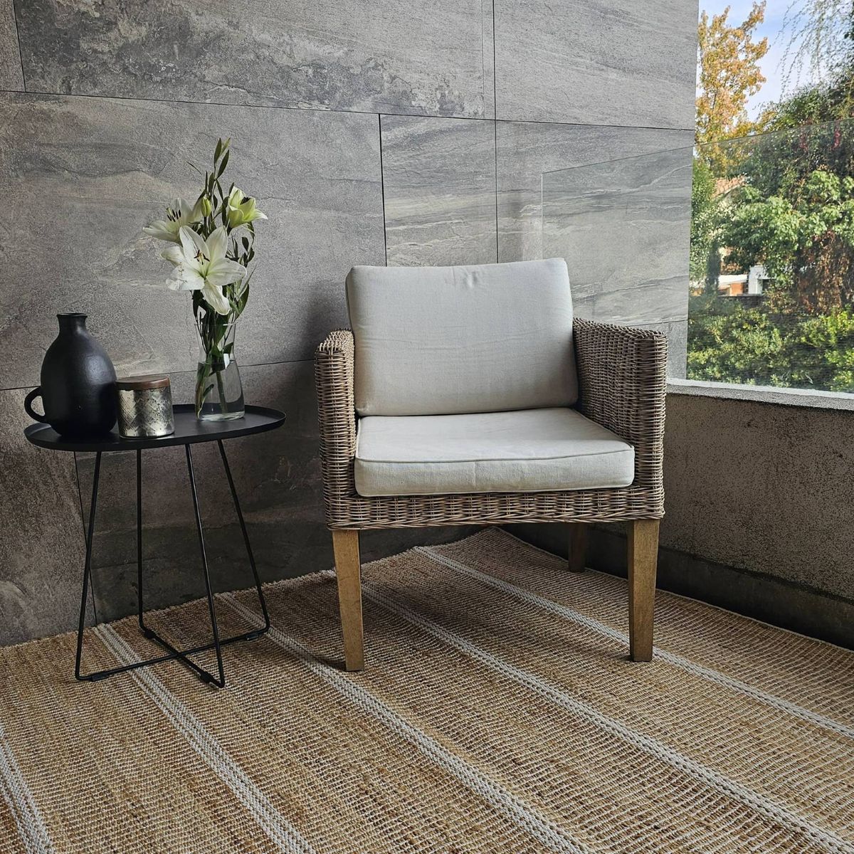 TRIBUS DEL MUNDO - Alfombra Yute Alwar 170 x 240 cm