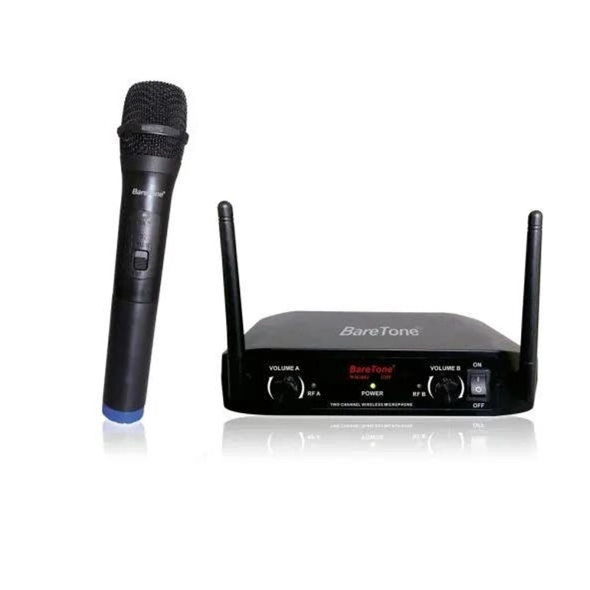 BARETONE - Micrófono inalámbrico de Mano profesional Baretone