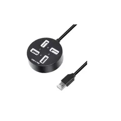 GENERICO - Splitter Hub Usb X4 Circular Alargador Usb 3.0, 1.2 Mts Circular