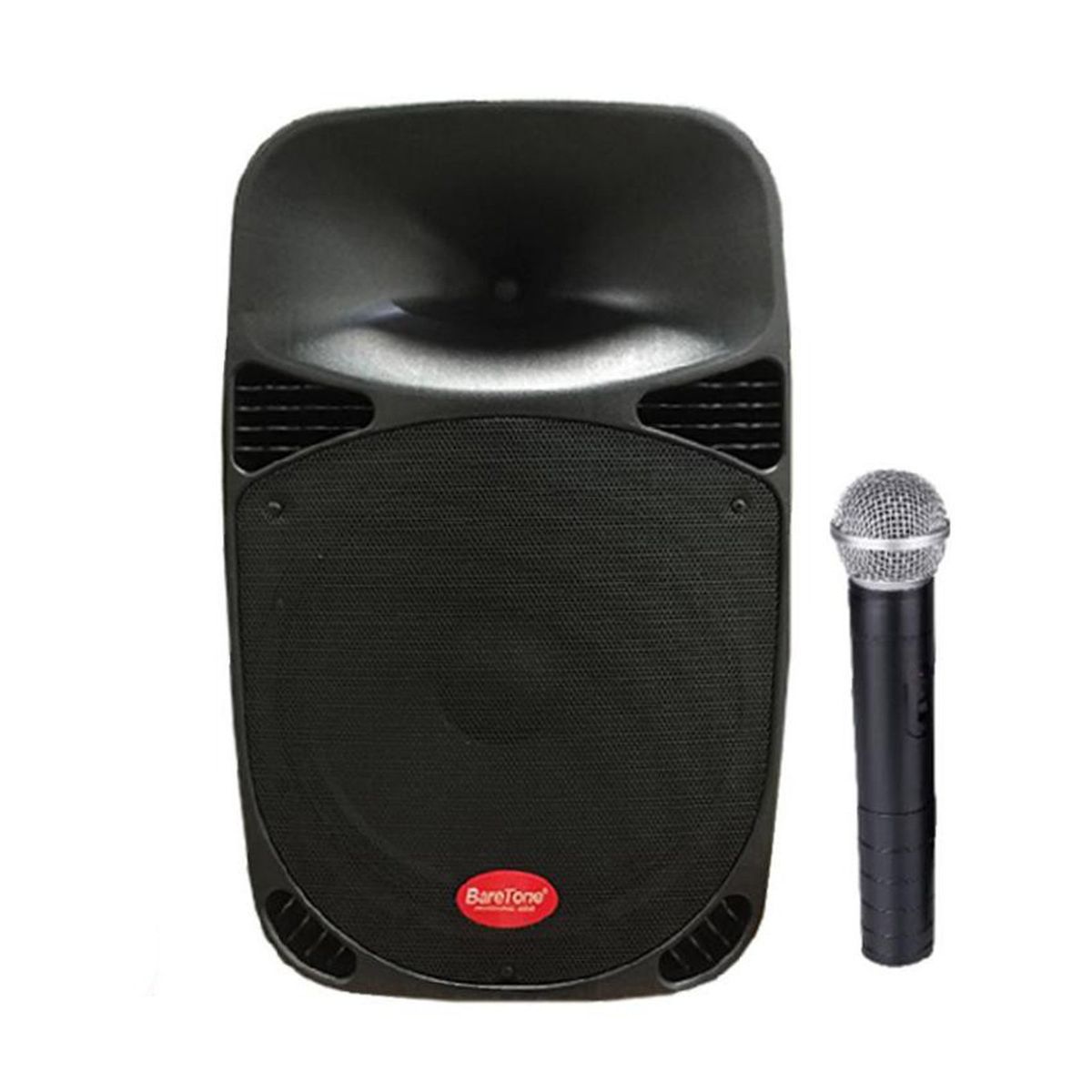 BARETONE - PARLANTE CON MICROFONO 1100W PMPO BATERIABT  BARETONE