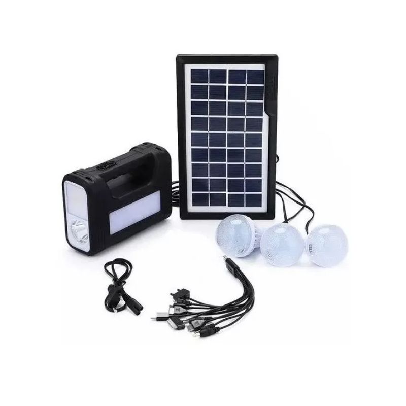 GENERICO - Kit Solar Emergencia Camping 220v/usb 3 Ampolletas