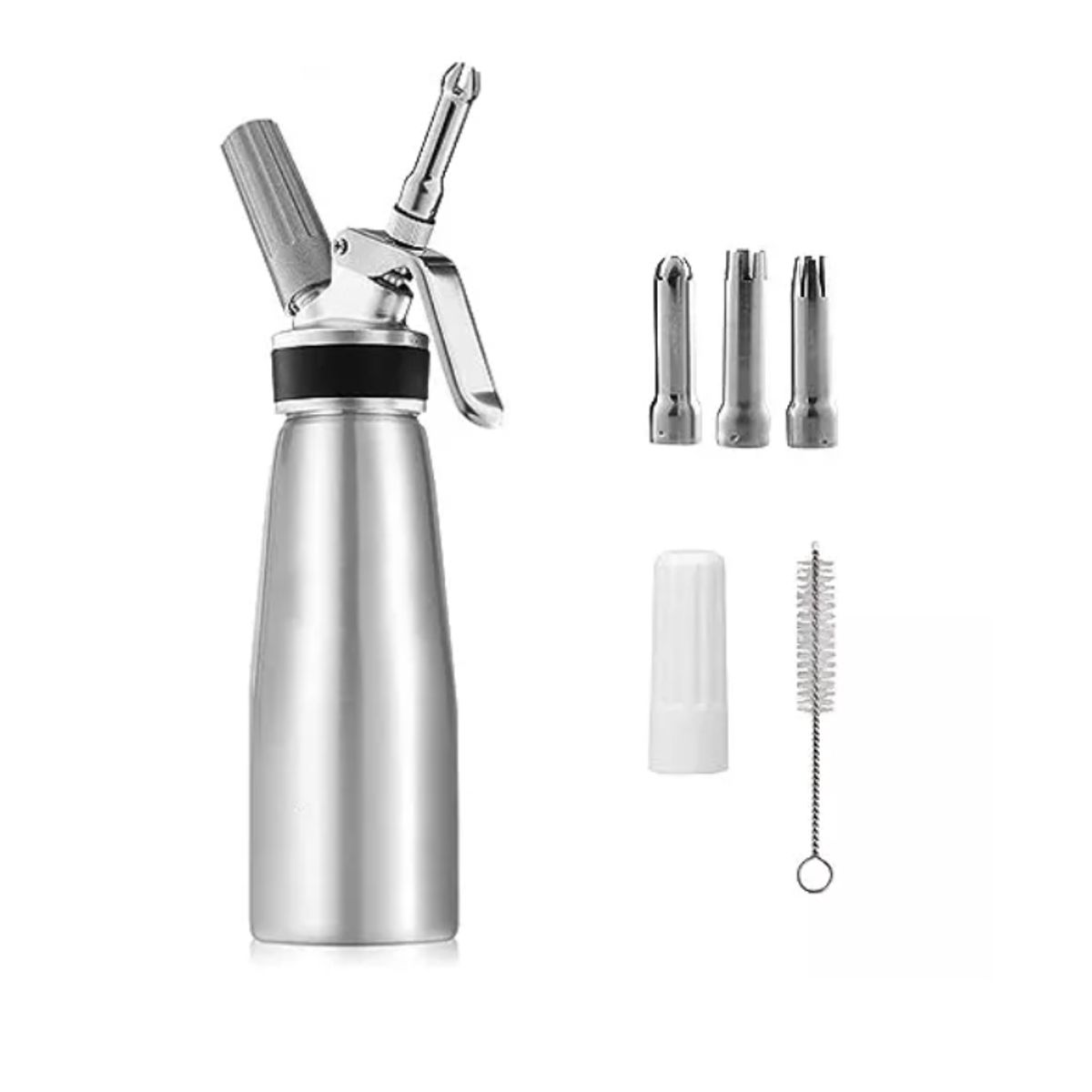 GENERICO - Sifon Crema Batida Dispensador Chantilly De Acero Inoxidable