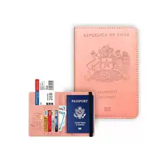 GENERICO - Porta Pasaporte Mujer Documento De Viaje Travel Wallet rfid