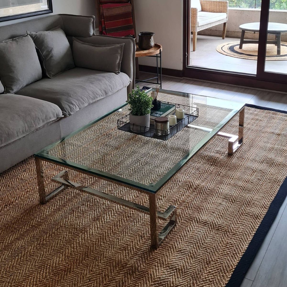 TRIBUS DEL MUNDO - Alfombra Yute Guntur 170 x 240 cm