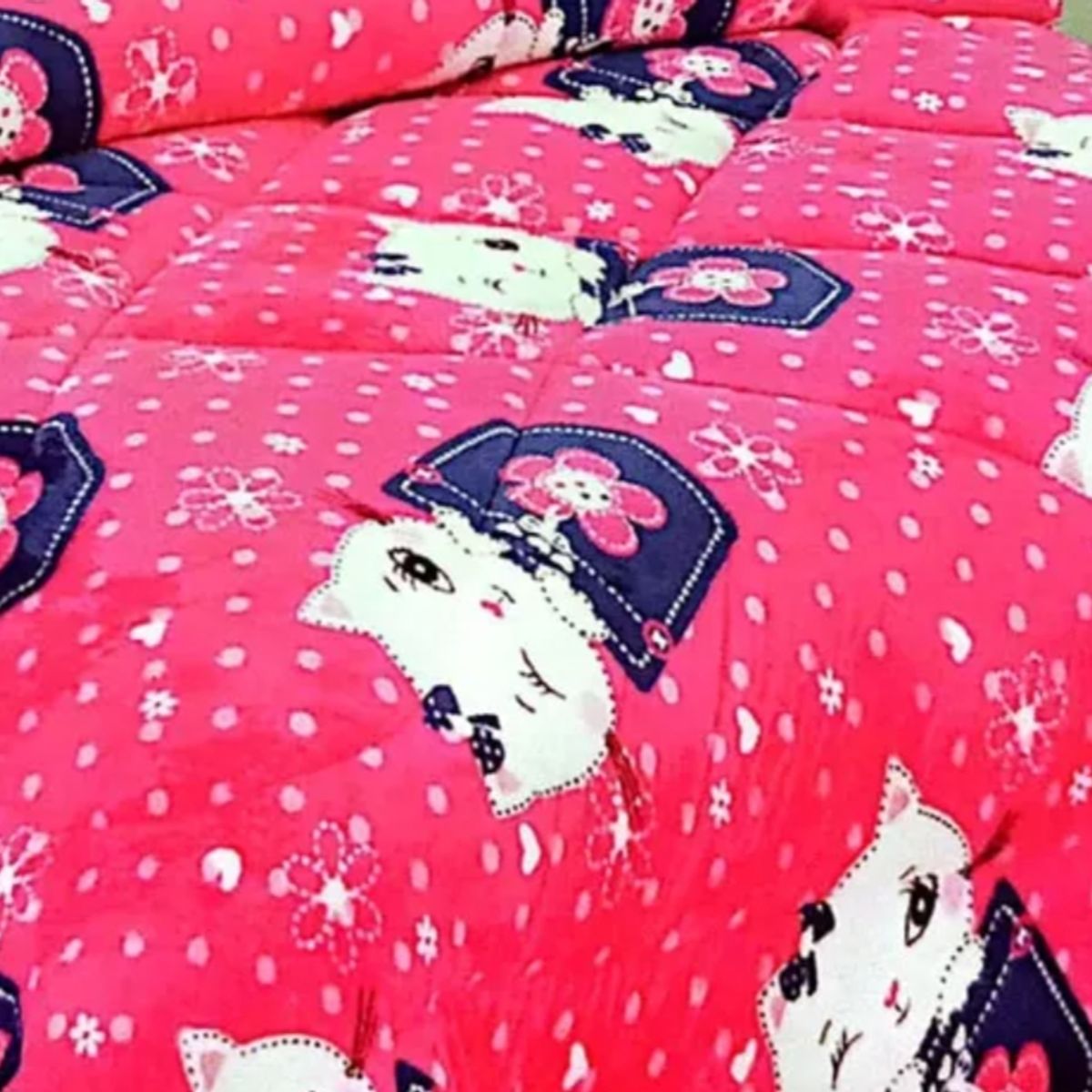 GENERICO - Cobertor De Invierno Con Chiporro 1.5 Plaza Peluditos Diseño
