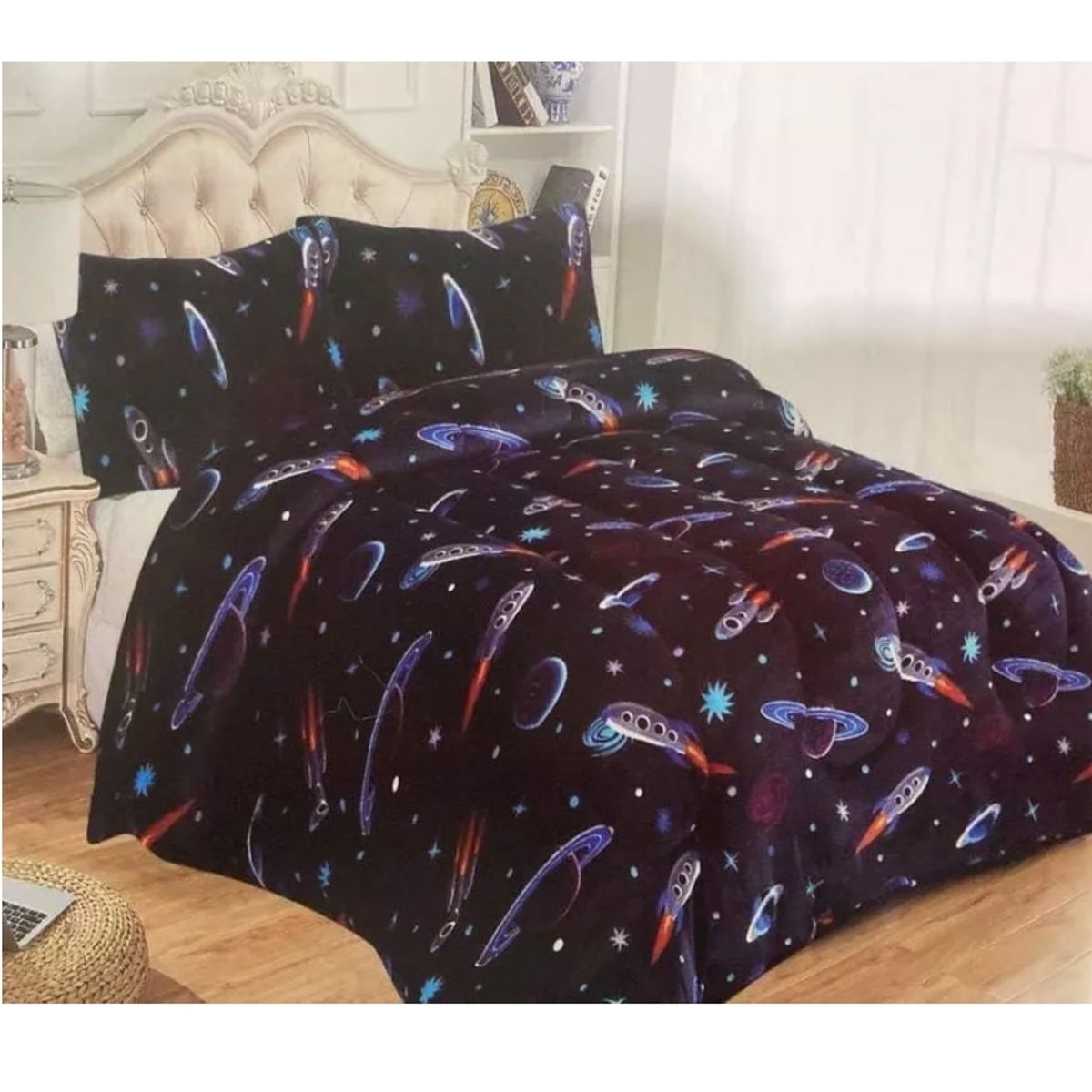 GENERICO - Cobertor De Invierno Con Chiporro 1.5 Plaza Peluditos Diseño