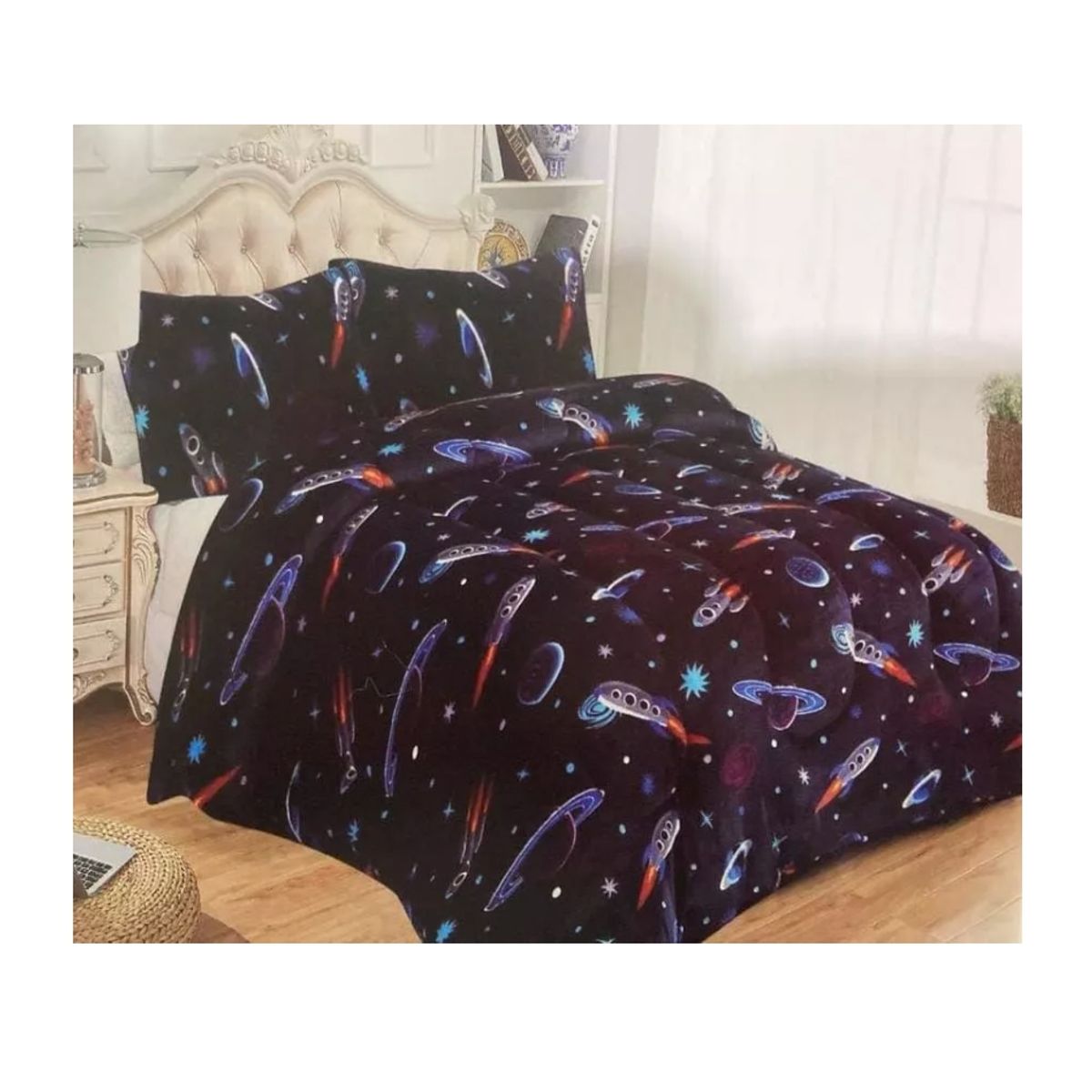 GENERICO - Cobertor De Invierno Con Chiporro 1.5 Plaza Peluditos Diseño