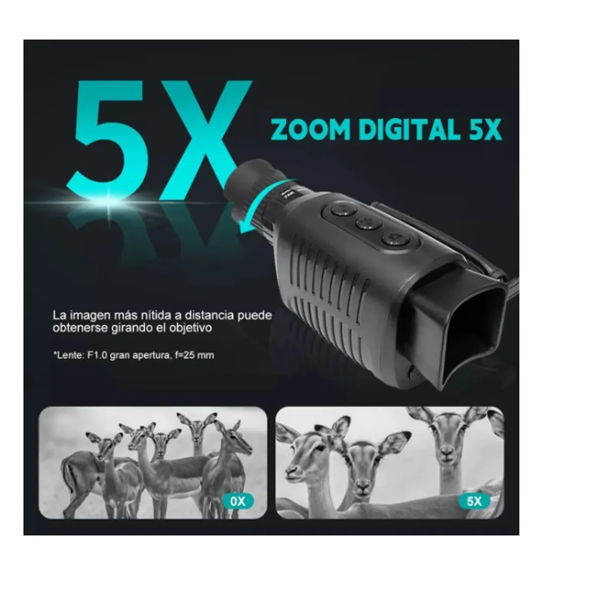 GENERICO - Monocular Visor Hd -vision Nocturno Para Caza Senderismo