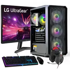 HYPERPC - PC GAMER + MONITOR 27 + Perif AMD RYZEN 5 5600XT 32Gb 1Tb RTX 4060 WiFi