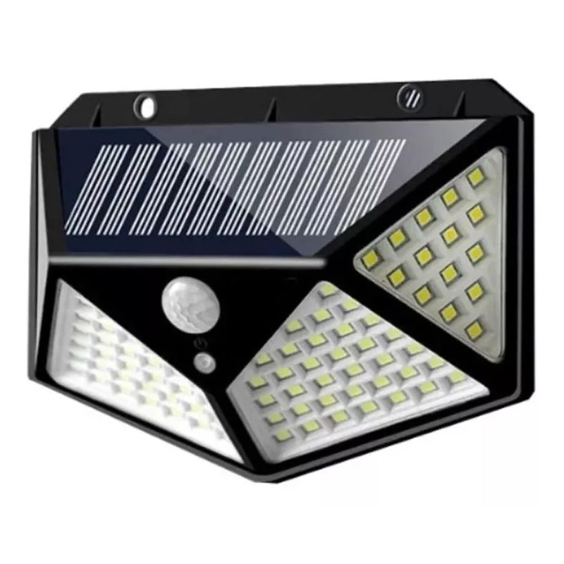 GENERICO - Foco Solar Led Exterior 100 Led Con Sensor De Movimiento
