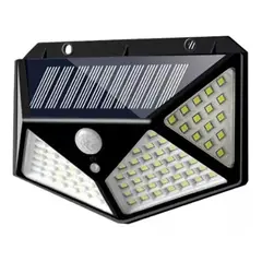 GENERICO - Foco Solar Led Exterior 100 Led Con Sensor De Movimiento