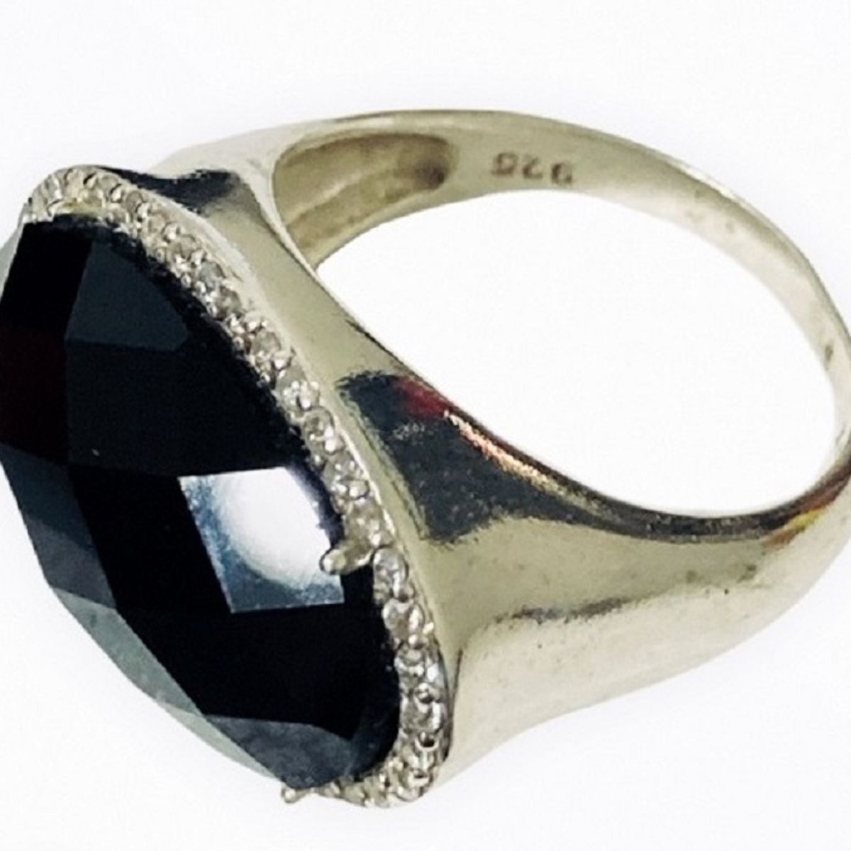 TAETHAI - Anillo de plata 925 con piedra Ónix