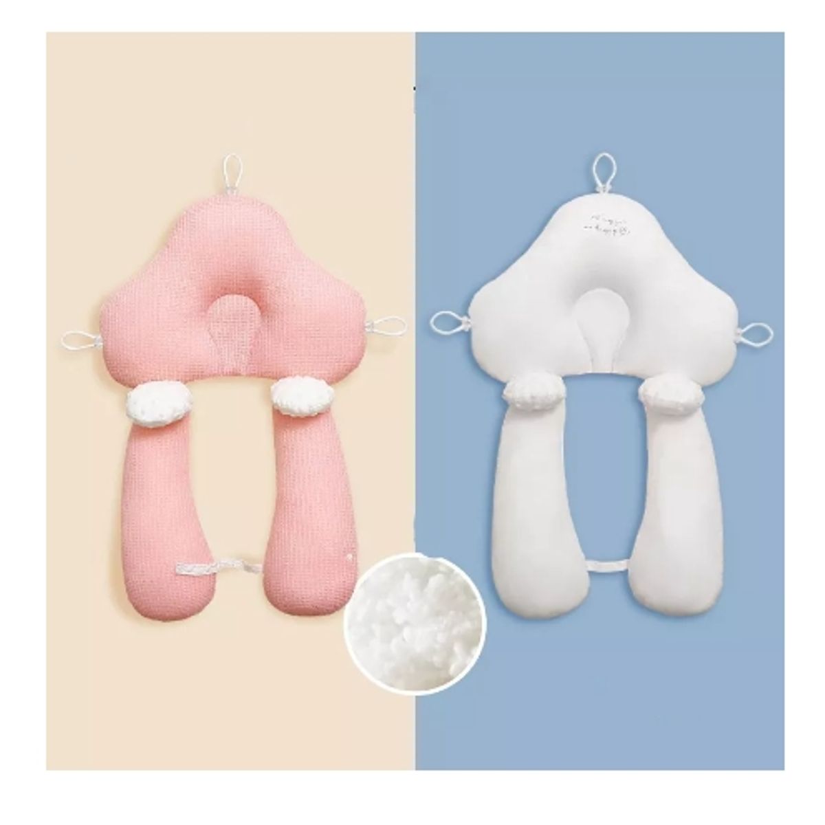 GENERICO - Cama Cojín Nido Colecho De Algodón + Almohada Reforzado