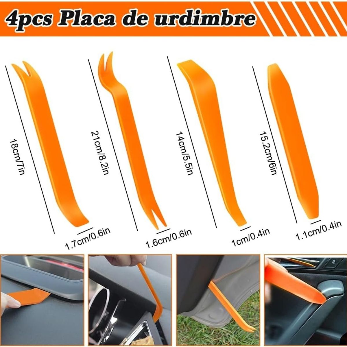 U BUY - Kit 650 Clip Broche Retencion Plastico Auto Lata Tapabarro