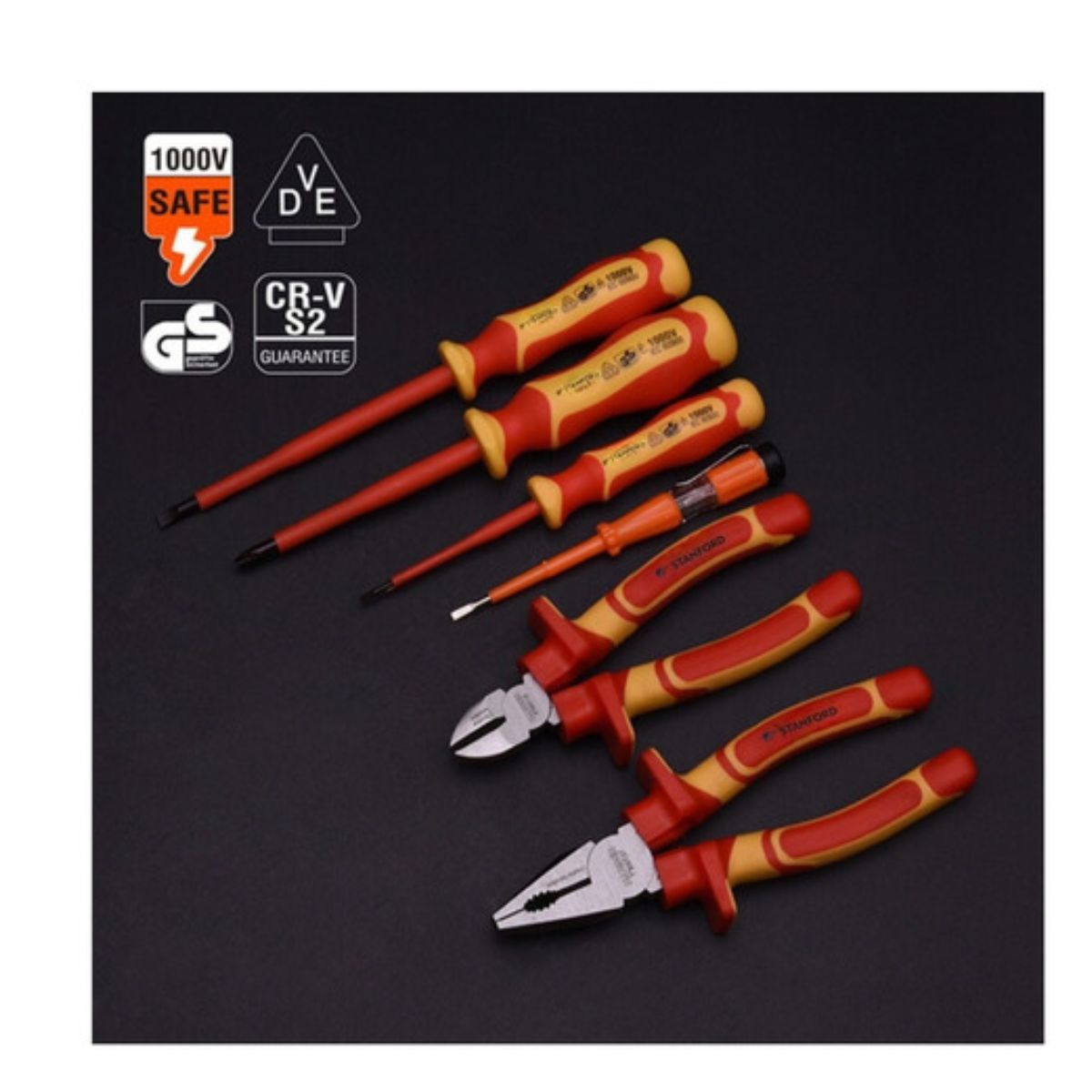 GENERICO - Juego De Herramientas Profesional Con Estuche 1kv Electrico