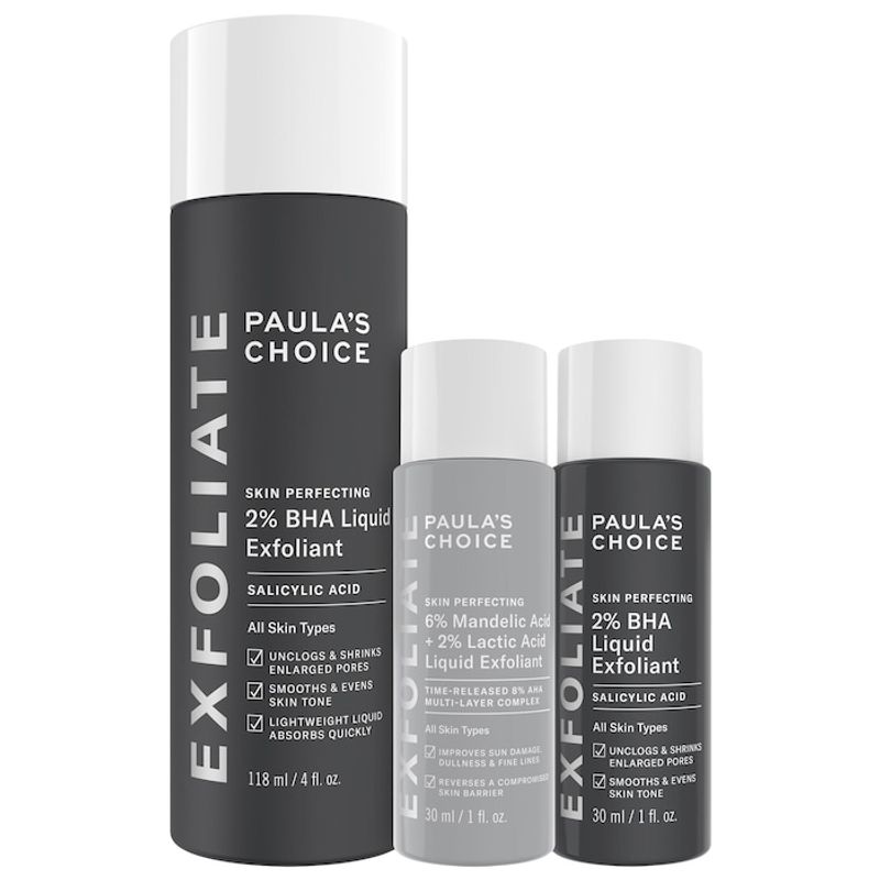 PAULA'S CHOICE - Kit Expert Exfoliation with 2 BHA + 6 Mandelic Acid AHA PAULA'S CHOICE