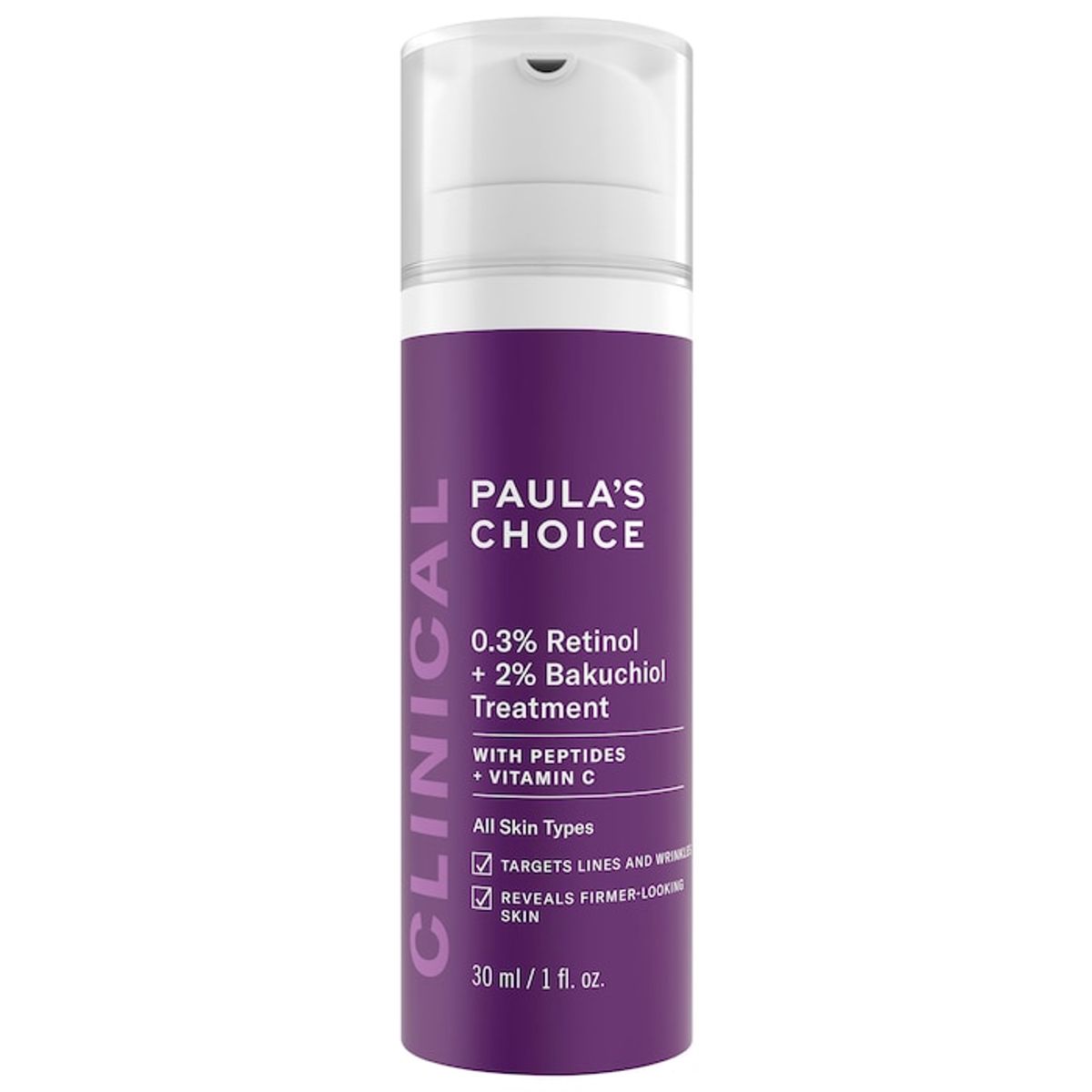 PAULA'S CHOICE - Tratamiento Clinical 0.3 Retinol + 2 Bakuchiol PAULA'S CHOICE