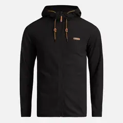 LIPPI - Poleron Teen Boy Stripes Nano-F Full Zip Hoody Negro