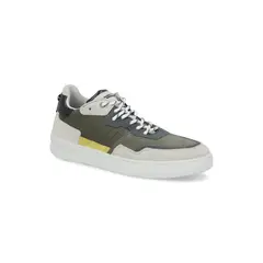 BULLBOXER - Zapatillas Hombre Cuero y Textil Verde Sisak-0-60