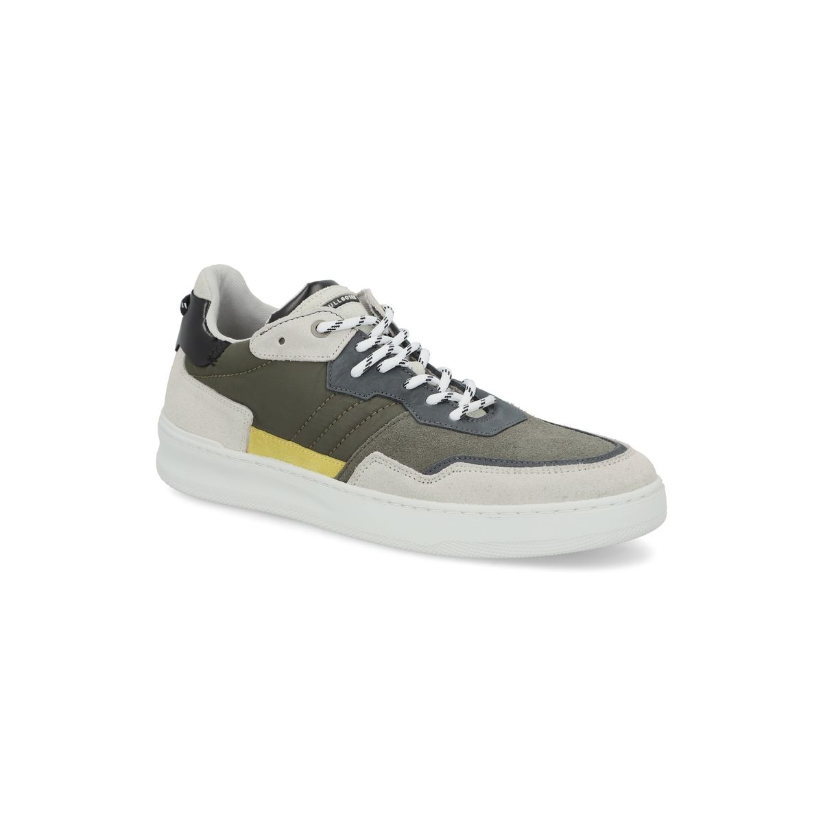 BULLBOXER - Zapatillas Hombre Cuero y Textil Verde Bullboxer Sisak-0-60 BULLBOXER