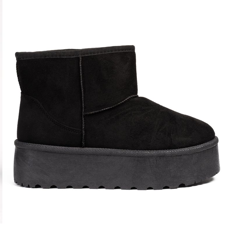 CHINITOWN - Botín Mujer Negro Blanche Chinitown