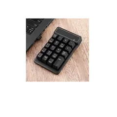 GENERICO - Teclado Numérico Inalámbrico 24ghz Semi-mecanico Waterproof Negro