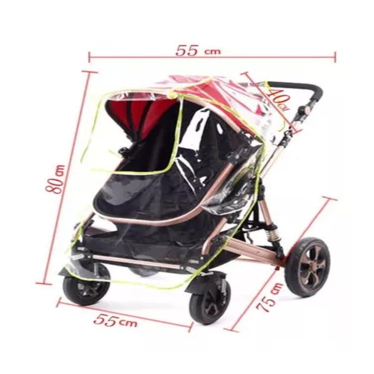 GENERICO - Cubre Coche Impermeable Con Cierre